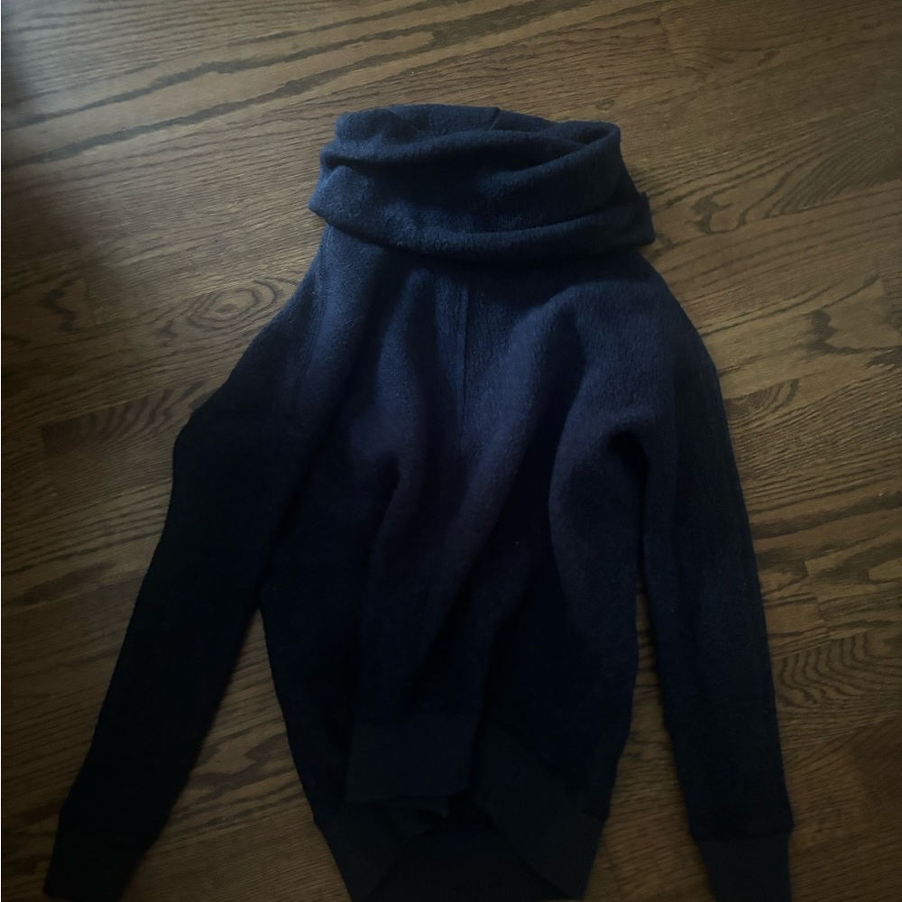 Abercrombie & Fitch Dark Blue Cowl Neck Sweater